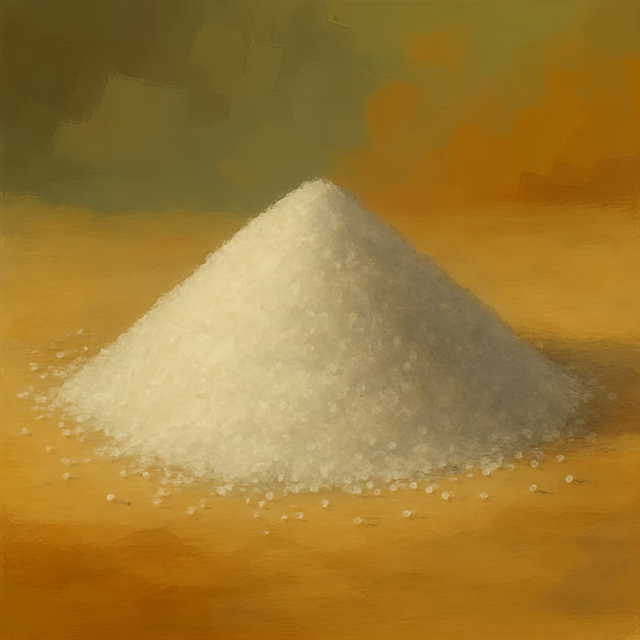 White granulated